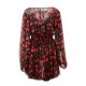 рокля,дамски,поли,и,рокли,dolce,&,gabbana,746323,long,sleeve,short,dress,red