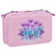 ученически,принадлежности,lego,flowers,202912506,pencil,case,purple