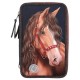 ученически,принадлежности,miss,melody,led,glitter,horse,0413190,pencil,case,purple,pink