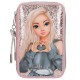 канцеларски,принадлежности,topmodel,my,bff,413293,pencil,case,pink,grey