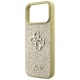 други,аксесоари,guess,fixed,glitter,big,4g,iphone,17,pro,max,phone,case,golden,(gold)