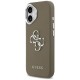 други,аксесоари,guess,grained,big,4g,classic,logo,iphone,17,pro,phone,case,brown,(brown)