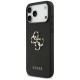 други,аксесоари,guess,grained,big,4g,&,classic,logo,iphone,17,pro,max,phone,case,black,(black)