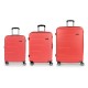 куфари,gabol,future,plus,spinner,expandable,217l,trolley,bag,3,units,red,orange,(coral)
