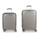 куфари,gabol,queens,spinner,tsa,expandable,114.6l,trolley,bag,2,units,grey,(champagne)