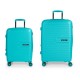 куфари,gabol,steady,spinner,expandable,113.8l,trolley,bag,2,units,green,(turquoise)