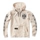 блуза,мъжки,пуловери,дамски,пуловери,west,coast,choppers,dominator,full,zip,sweatshirt,beige,(cream)