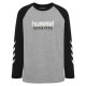 тениска,мъжки,тениски,дамски,тениски,hummel,logo,long,sleeve,t,shirt,grey,(grey,melange)