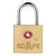 други,аксесоари,scape,travel,tsa,padlock,bronze