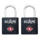 други,аксесоари,scape,travel,tsa,padlock,2,units,black
