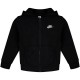 блуза,детски,блузи,nike,sportswear,club,full,zip,sweatshirt,black,(black,white)