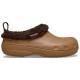обувки,дамски,боти,мъжки,боти,crocs,classic,lined,shorty,boots,brown,(sepia)