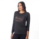 тениска,мъжки,тениски,дамски,тениски,klim,haven,tri,blend,3,4,sleeve,t,shirt,black,(black,twilight,mauve)