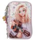 канцеларски,принадлежности,topmodel,cowgirl,pencil,case,cream,pale,purple
