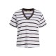 тениска,мъжки,тениски,дамски,тениски,jack,&,jones,annie,reg,jjxx,short,sleeve,v,neck,t,shirt,white,(seal,brown,stripes,bright,white)