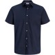 риза,с,къс,ръкав,дамски,ризи,мъжки,ризи,jack,&,jones,henry,slub,short,sleeve,shirt,blue,(navy,blazer)