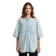 риза,с,къс,ръкав,дамски,ризи,g,star,d29322,01,short,sleeve,shirt,worn,in,blue,tinted