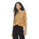 блуза,дамски,пуловери,дамски,плетени,дрехи,vila,ril,sweater,brown,(amber,gold,detail,dark,melange)