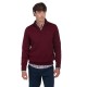блуза,мъжки,пуловери,the,time,of,bocha,qi1jcrema,half,zip,sweater,red,(bordeaux)