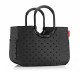 пазарска,чанта,всички,чанти,reisenthel,loopshopper,25l,shopper,bag,black,(frame,glossy,dots,black)