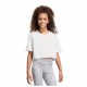 тениска,мъжки,тениски,дамски,тениски,adidas,everyday,glam,cropped,graphic,short,sleeve,t,shirt,white,(white)