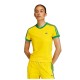 тениска,мъжки,тениски,дамски,тениски,adidas,originals,3,stripes,slim,short,sleeve,t,shirt,yellow,(eqt,yellow,green,collegiate,royal)