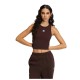 потник,дамски,топове,adidas,originals,essentials,ribbed,sleeveless,top,brown,(aurora,coffee)