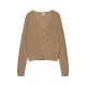 жилетка,мъжки,пуловери,дамски,пуловери,vero,moda,lexie,shine,cardigan,brown,(silver,mink,detail,w,dtm,lurex)