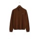 блуза,мъжки,пуловери,дамски,пуловери,gant,87213,half,zip,sweater,brown,(brown)
