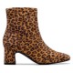 обувки,дамски,боти,clarks,shoes,fernie,zip,heel,boots,brown,(leopard)