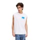 тениска,мъжки,тениски,дамски,тениски,karl,lagerfeld,a2m17053,relaxed,box,logo,sleeveless,t,shirt,white,(white)