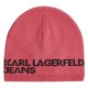 шапка,всички,шапки,karl,lagerfeld,a3w33109,single,layer,logo,beanie,pink,(slate,rose)