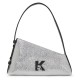 чанта,за,през,рамо,всички,чанти,karl,lagerfeld,a4w30155,geo,shiny,shoulder,bag,silver,(silver)