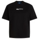 тениска,мъжки,тениски,дамски,тениски,karl,lagerfeld,a4w17004,regular,washed,logo,short,sleeve,t,shirt,black,(black)