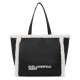 чанта,всички,чанти,karl,lagerfeld,a4w30232,shearling,tote,bag,black,(black,white)