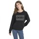 блуза,дамски,блузи,dkny,rhinestone,logo,boxy,fit,sweatshirt,black,(black,silver)