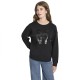 блуза,дамски,блузи,dkny,sequin,logo,sweatshirt,black,(black,black)