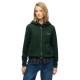 блуза,дамски,блузи,superdry,essential,logo,full,zip,sweatshirt,green,(enamel,green)