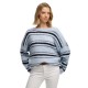 блуза,дамски,пуловери,дамски,плетени,дрехи,superdry,slouchy,brushed,stripe,sweater,blue,(blue,fog,stripe)
