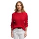 блуза,дамски,пуловери,дамски,плетени,дрехи,superdry,slouchy,cable,sweater,red,(varsity,red)