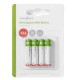 батерии,nedis,ni,mh,aaa,700mah,rechargeable,battery,1.2v,4,units,clear,(red,green)