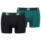 боксерки,мъжко,бельо,puma,701236906,boxers,2,units,blue,black,(emerald,ice,black)