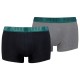 боксерки,мъжко,бельо,puma,everyday,boxers,2,units,black,grey,(emerald,ice,black)