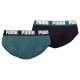 мъжко,бельо,puma,everyday,slips,2,units,green,black,(emerald,ice,black)