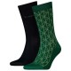 чорапи,мъжки,чорапи,calvin,klein,701237677,socks,2,pairs,green,black,(forest,green)