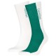 чорапи,мъжки,чорапи,calvin,klein,701237879,crew,socks,2,pairs,green,white,(jade,green)