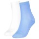 чорапи,дамски,чорапи,calvin,klein,701238804,short,socks,2,pairs,white,blue,(sky,blue)