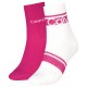 чорапи,дамски,чорапи,calvin,klein,701238806,short,socks,2,pairs,white,pink,(fuchsia)