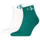 чорапи,мъжки,чорапи,calvin,klein,jeans,701228805,quarter,short,socks,2,pairs,green,white,(jade,green)