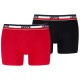 боксерки,мъжко,бельо,levi´s,®,701238002,boxers,2,units,red,black,(red,black)